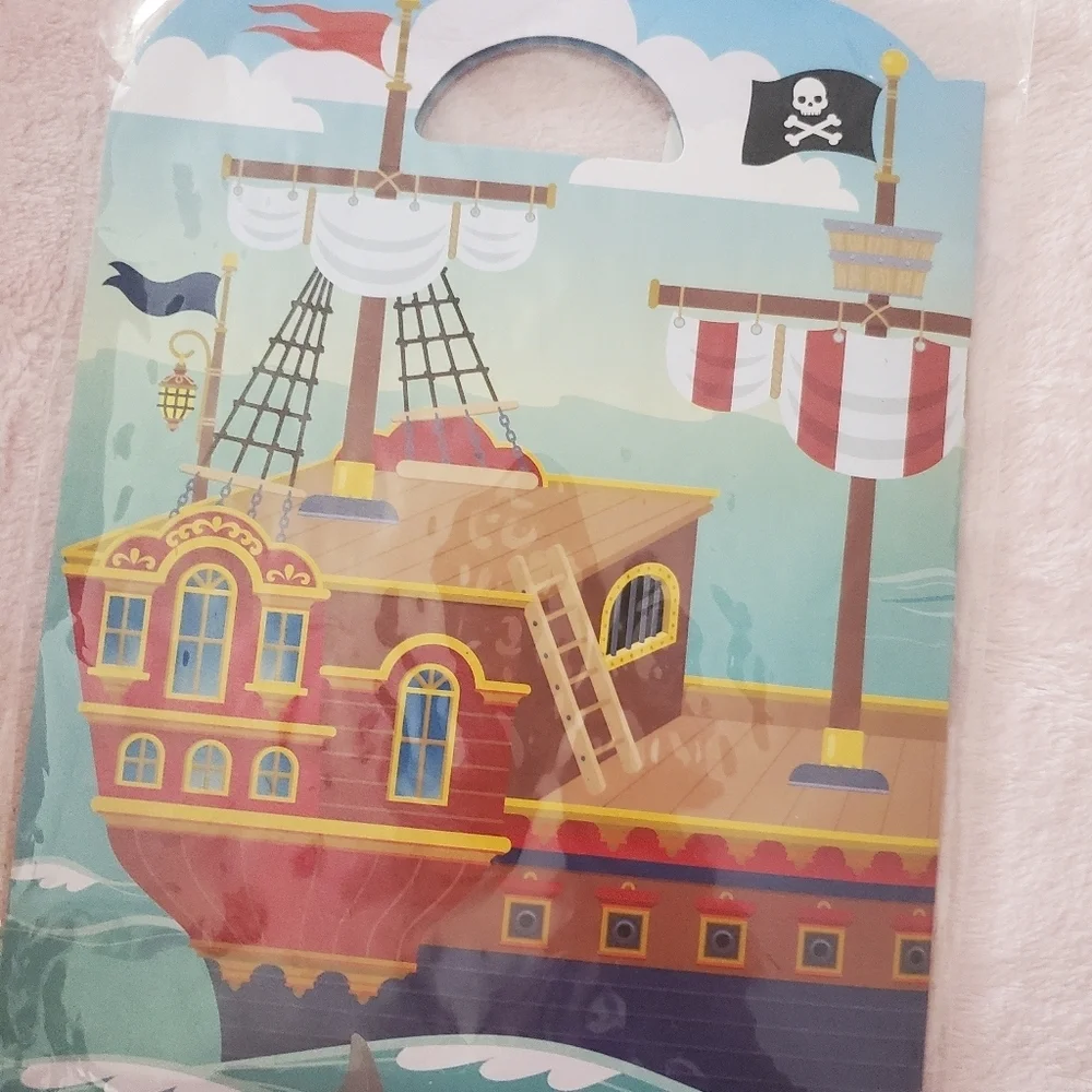 Pirate 3d sticker book